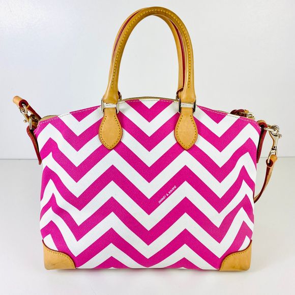 Dooney & Bourke Chevron' Convertible Satchel - Picture 3 of 11